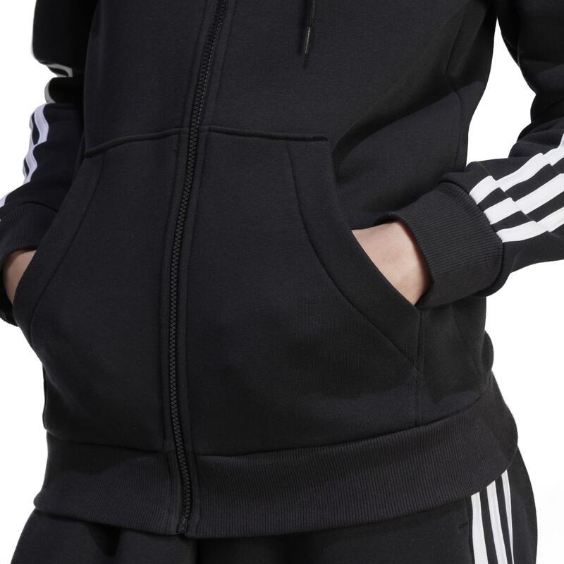 Sudadera Fitness Soft Training Adidas Mujer Negro Capucha