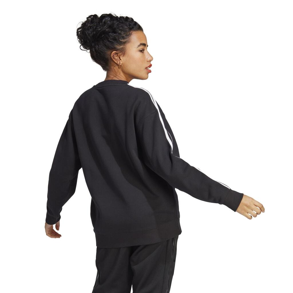 Women's Low-Impact Fitness Sweatshirt - Black