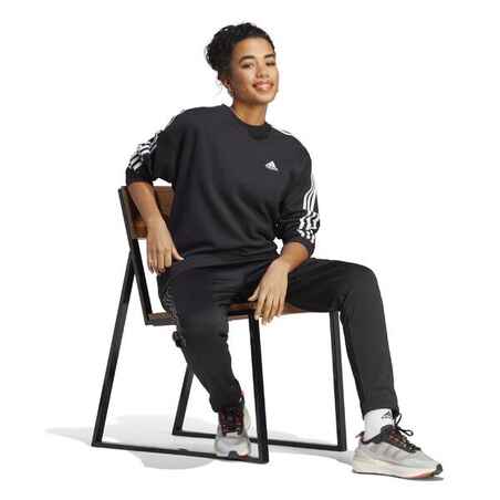 Women's Low-Impact Fitness Sweatshirt - Black