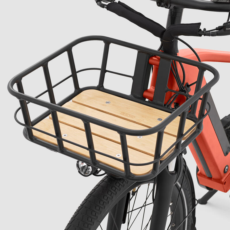 Bici cargo bike elettrica a pedalata assistita LONGTAIL R500E rossa