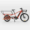 Rear Loading Electric Longtail Cargo Bike R500E - Red
