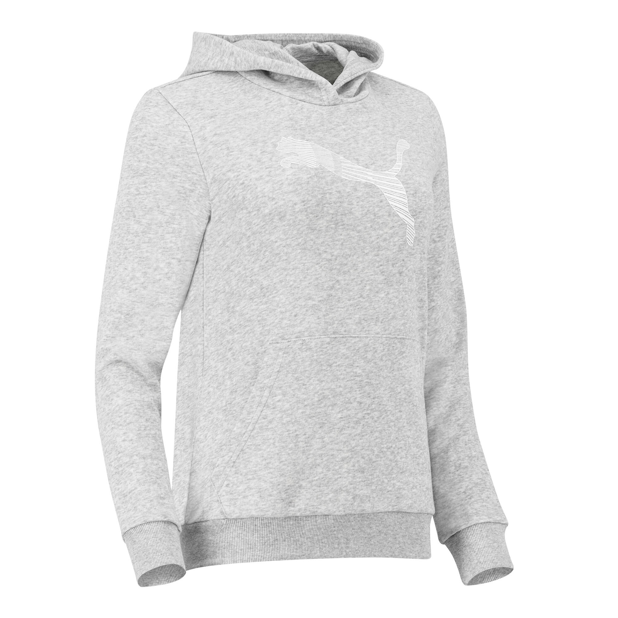 Sudadera Puma Mujer Gris Capucha 4/4