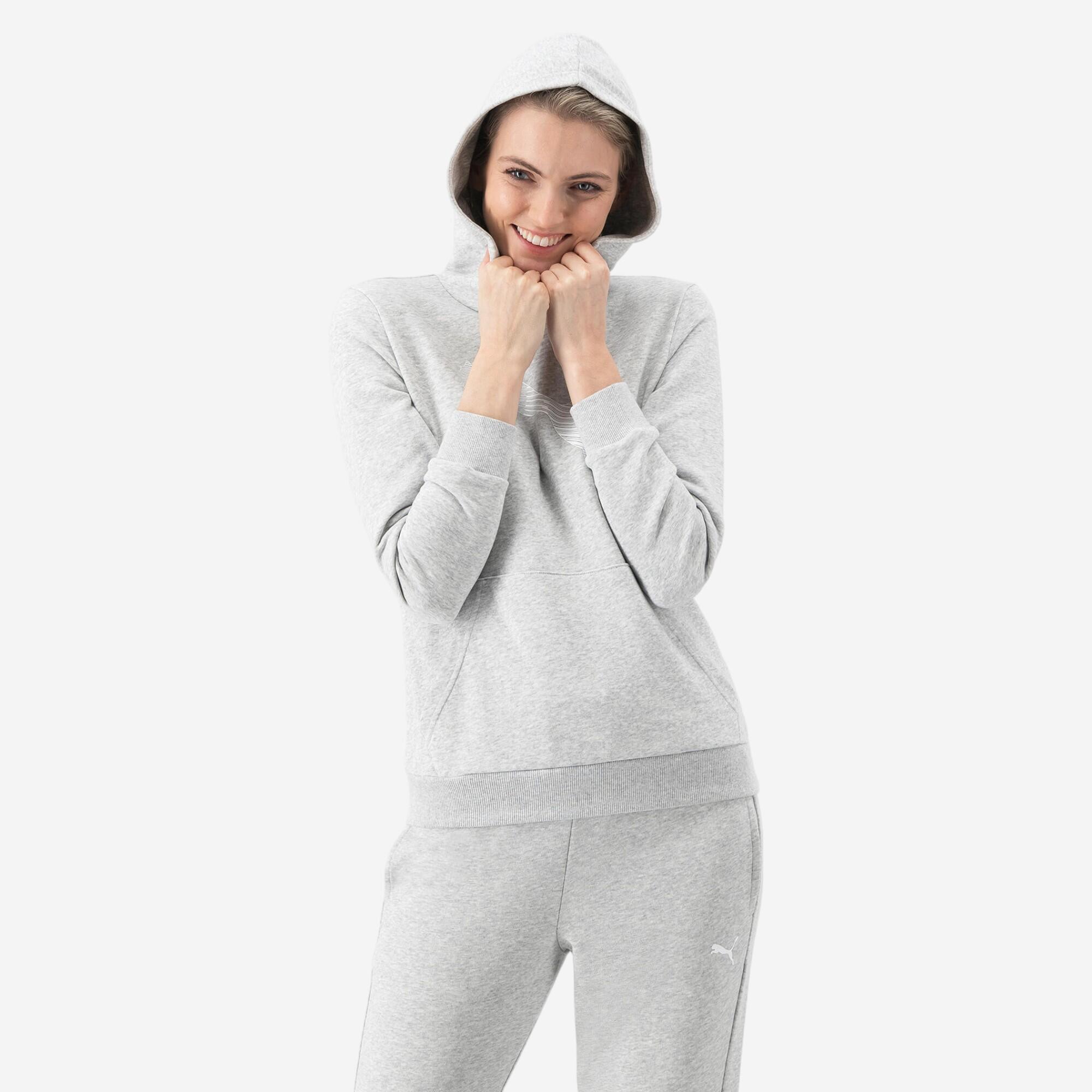 Sudadera puma sales mujer gris