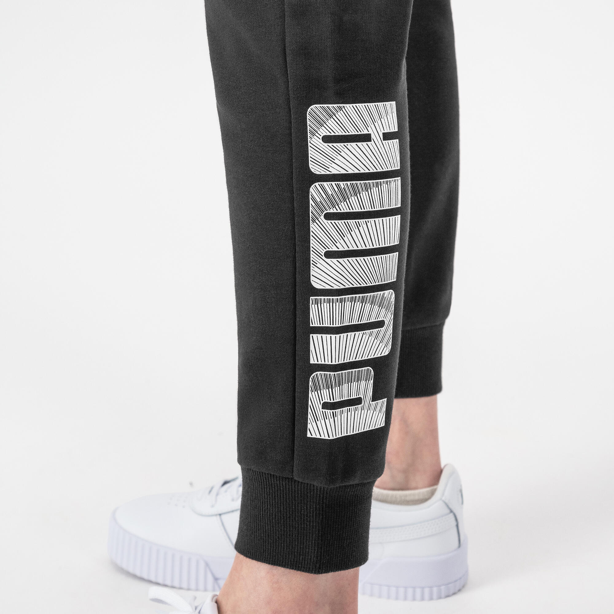 Women's slim fit pants PUMA black