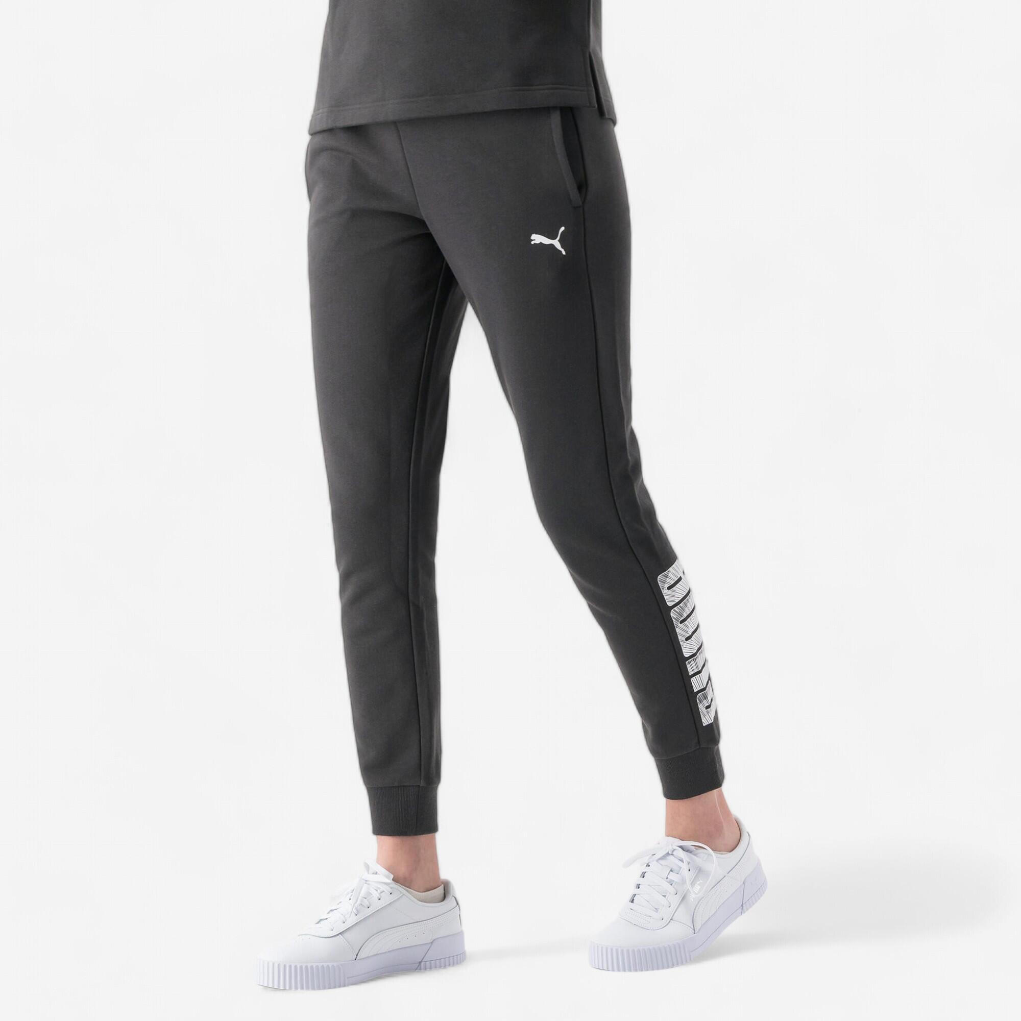 Women's slim fit pants PUMA black