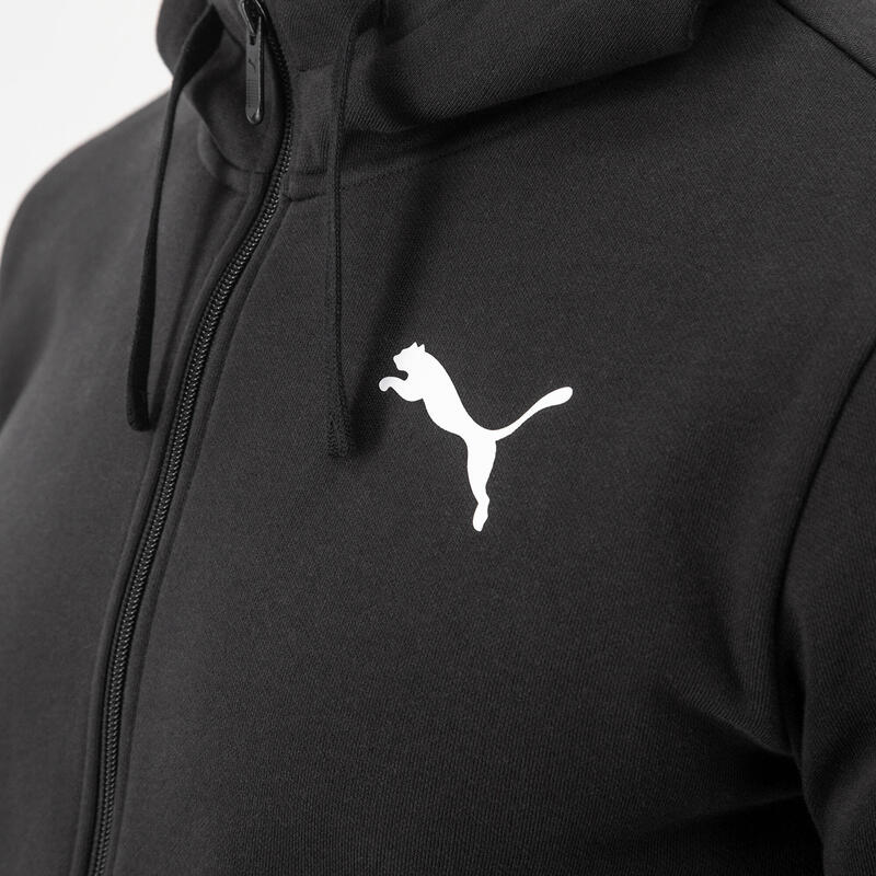 Sweat à capuche zippé PUMA homme noir