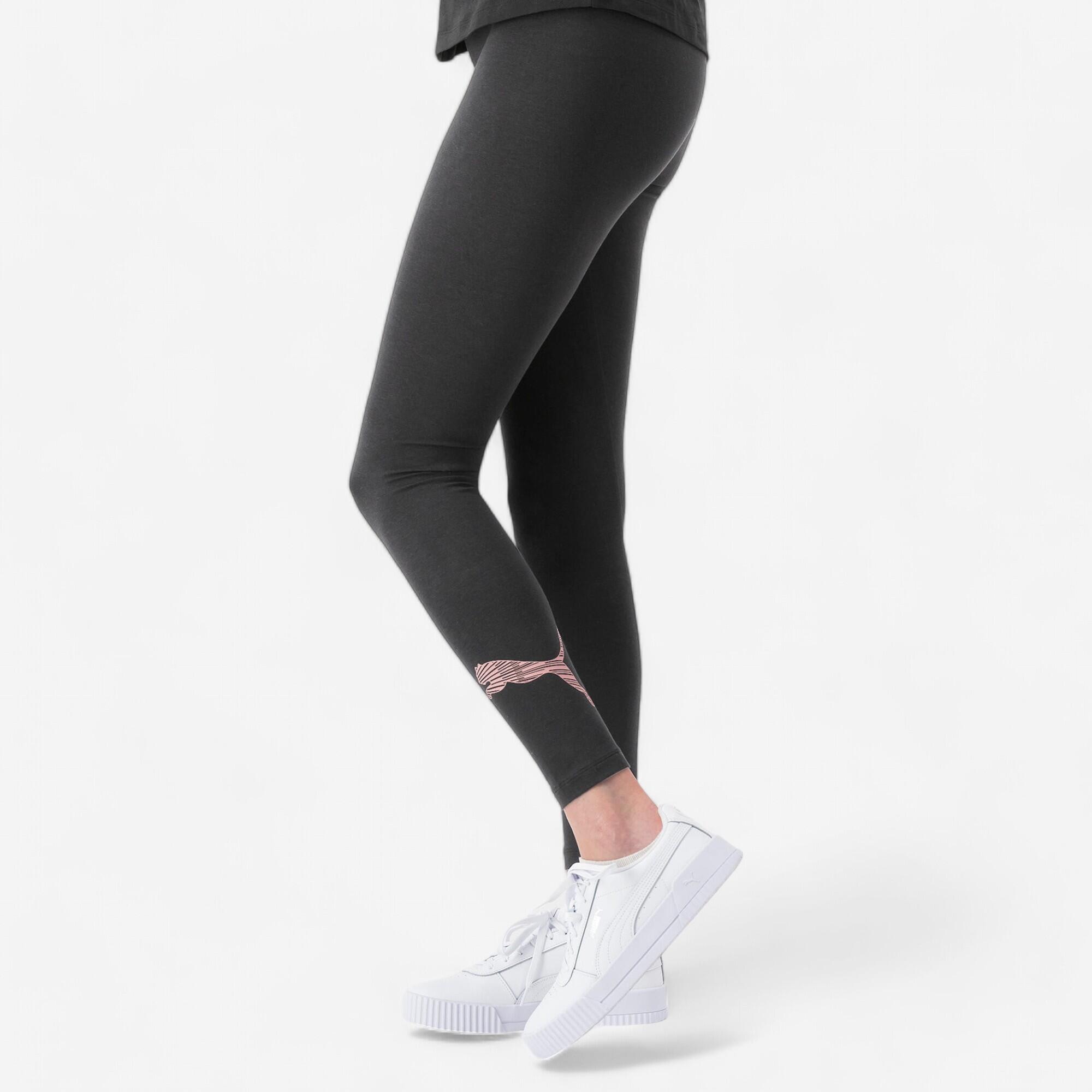 Puma Leggings Damen hohe Taille - schwarz