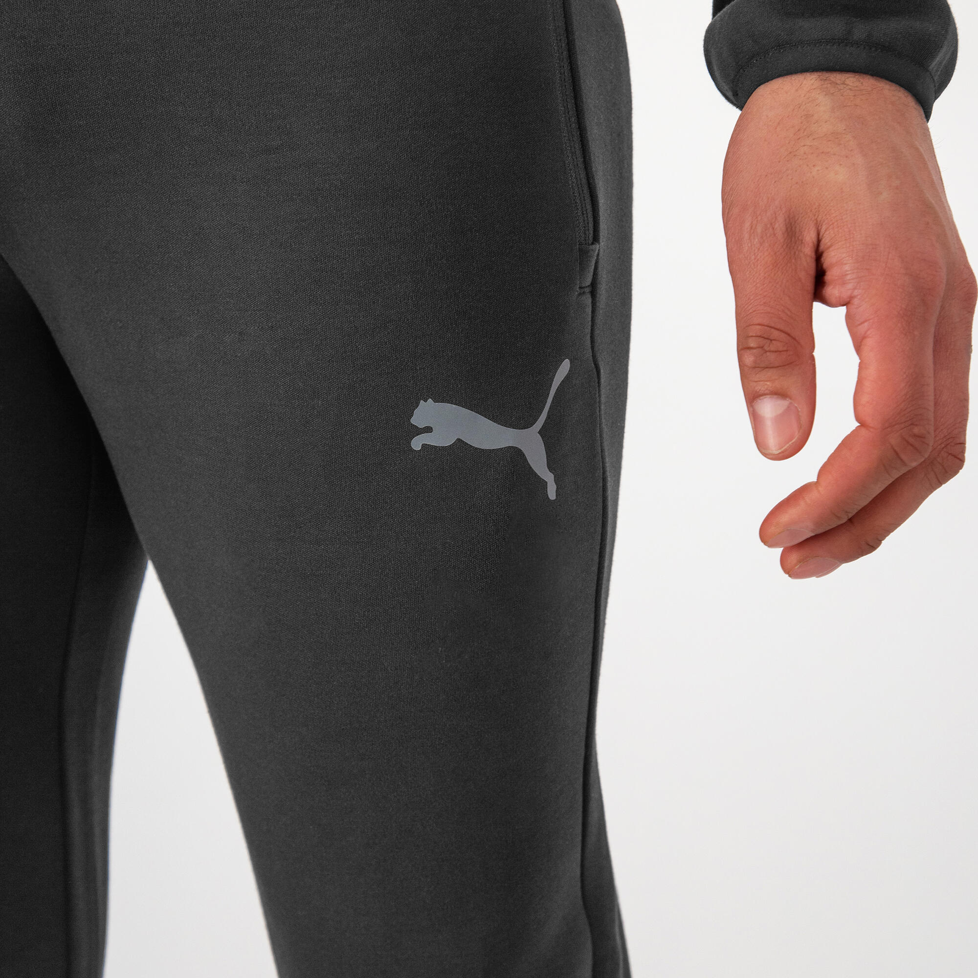 PUMA Pantaloni da jogging neri da uomo Active