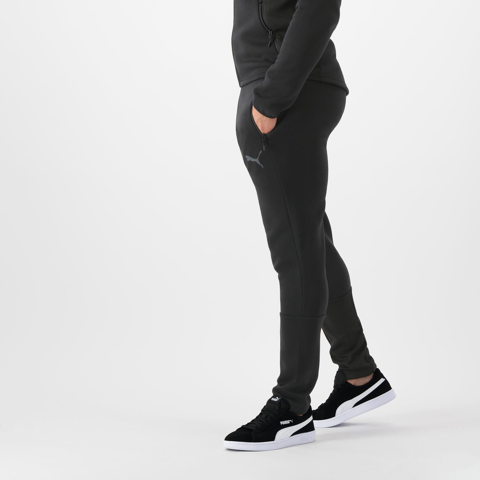 PUMA Pantaloni da jogging neri da uomo Active