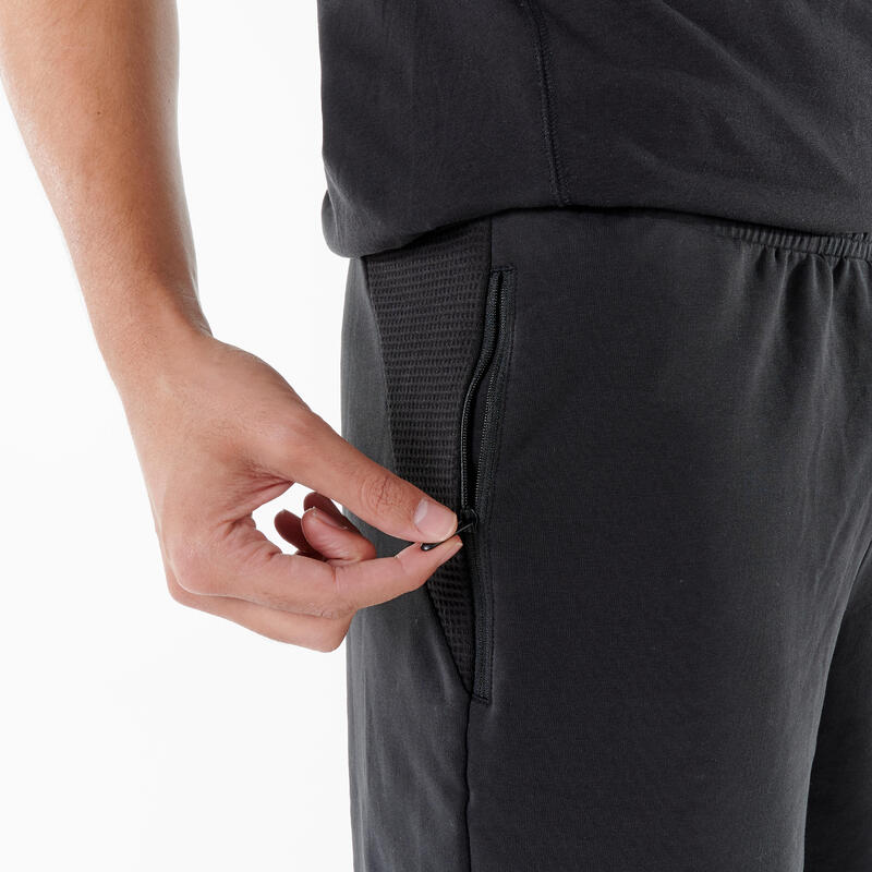 Pantalón Corto Fitness Puma Hombre Negro Algodón