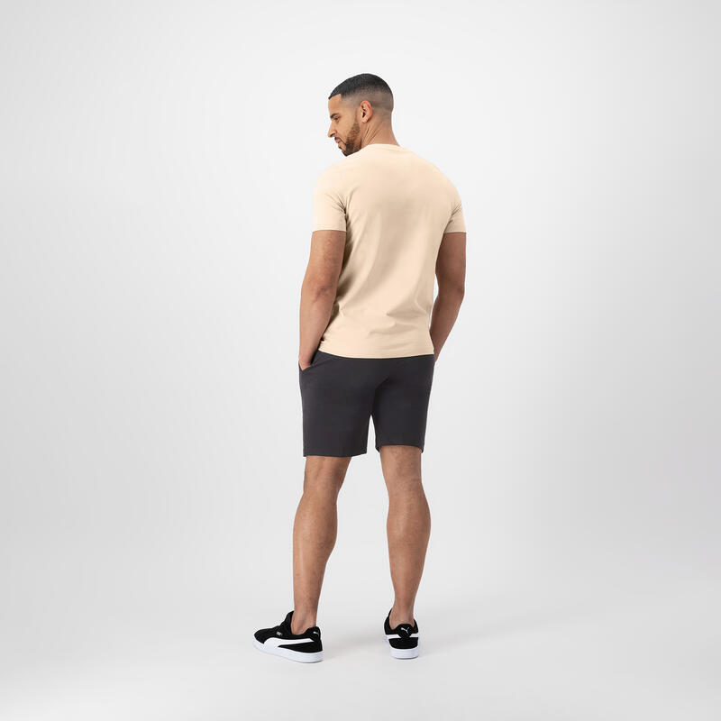 Pantaloncini uomo fitness Puma regular 100% cotone neri