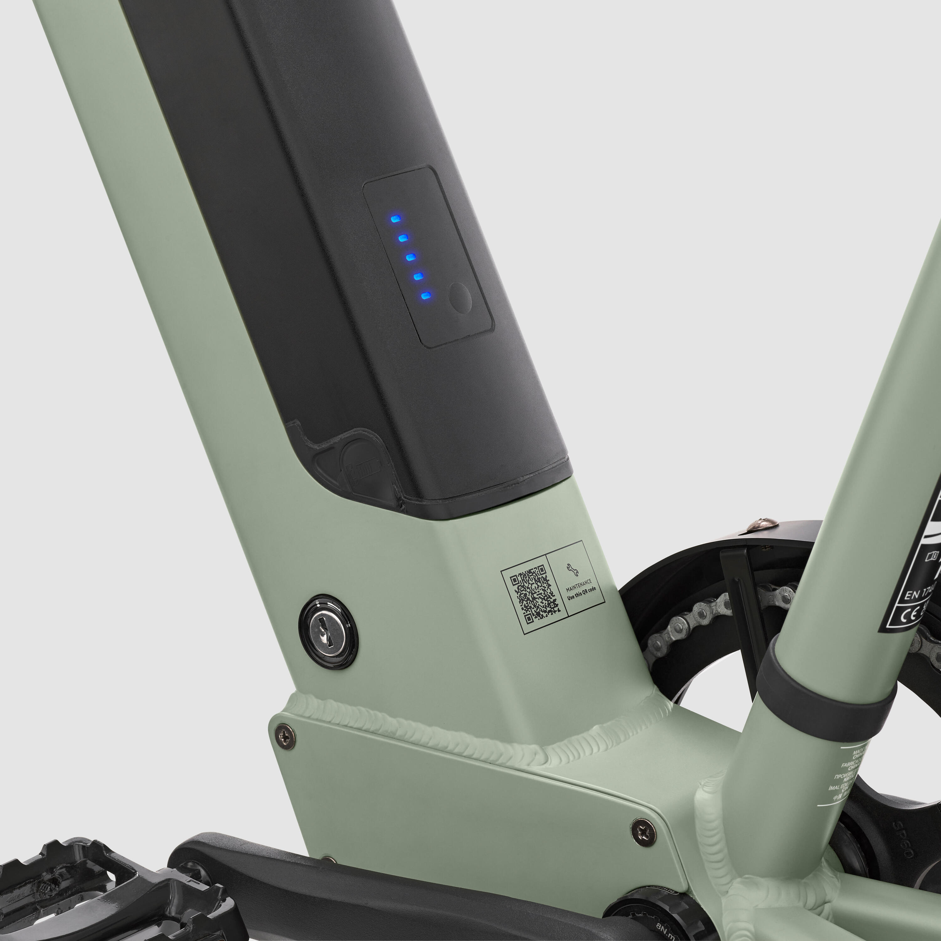 E-Lastenfahrrad Cargobike R500E Longtail hellgrün  12/29