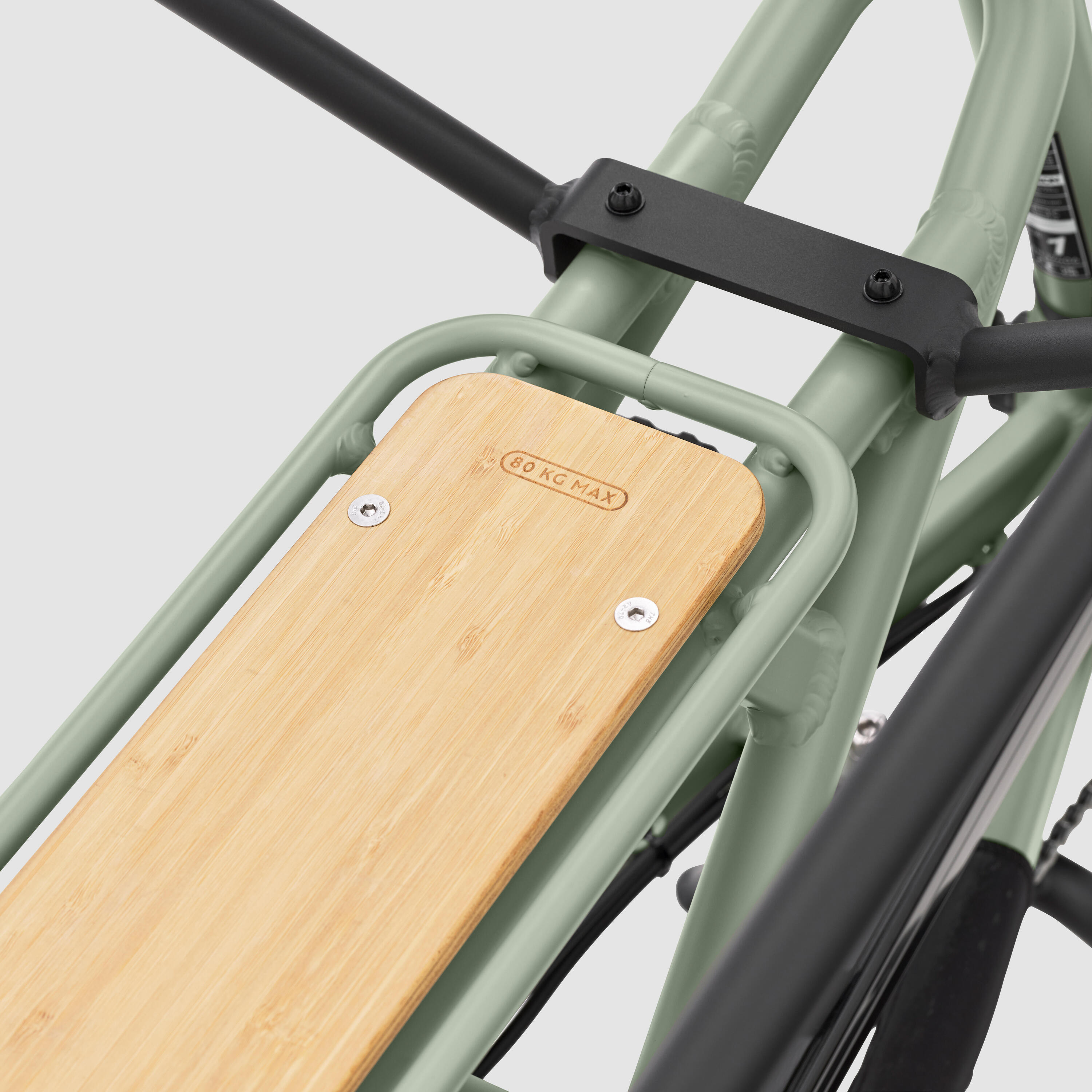 E-Lastenfahrrad Cargobike R500E Longtail hellgrün  6/29