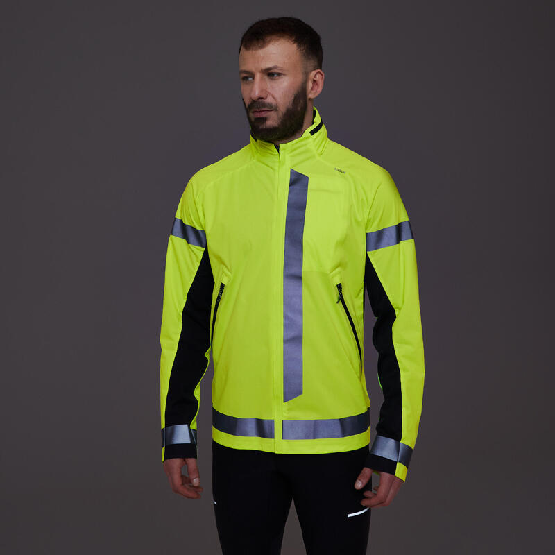 Laufjacke Herren reflektierend wasserabweisend PSA-zertifiziert - Warm Regul