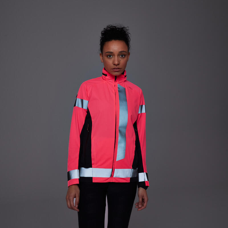 Laufjacke Damen reflektierend wasserabweisend PSA-zertifiziert - Warm Regul 