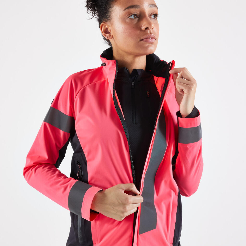 Laufjacke Damen reflektierend wasserabweisend PSA-zertifiziert - Warm Regul  