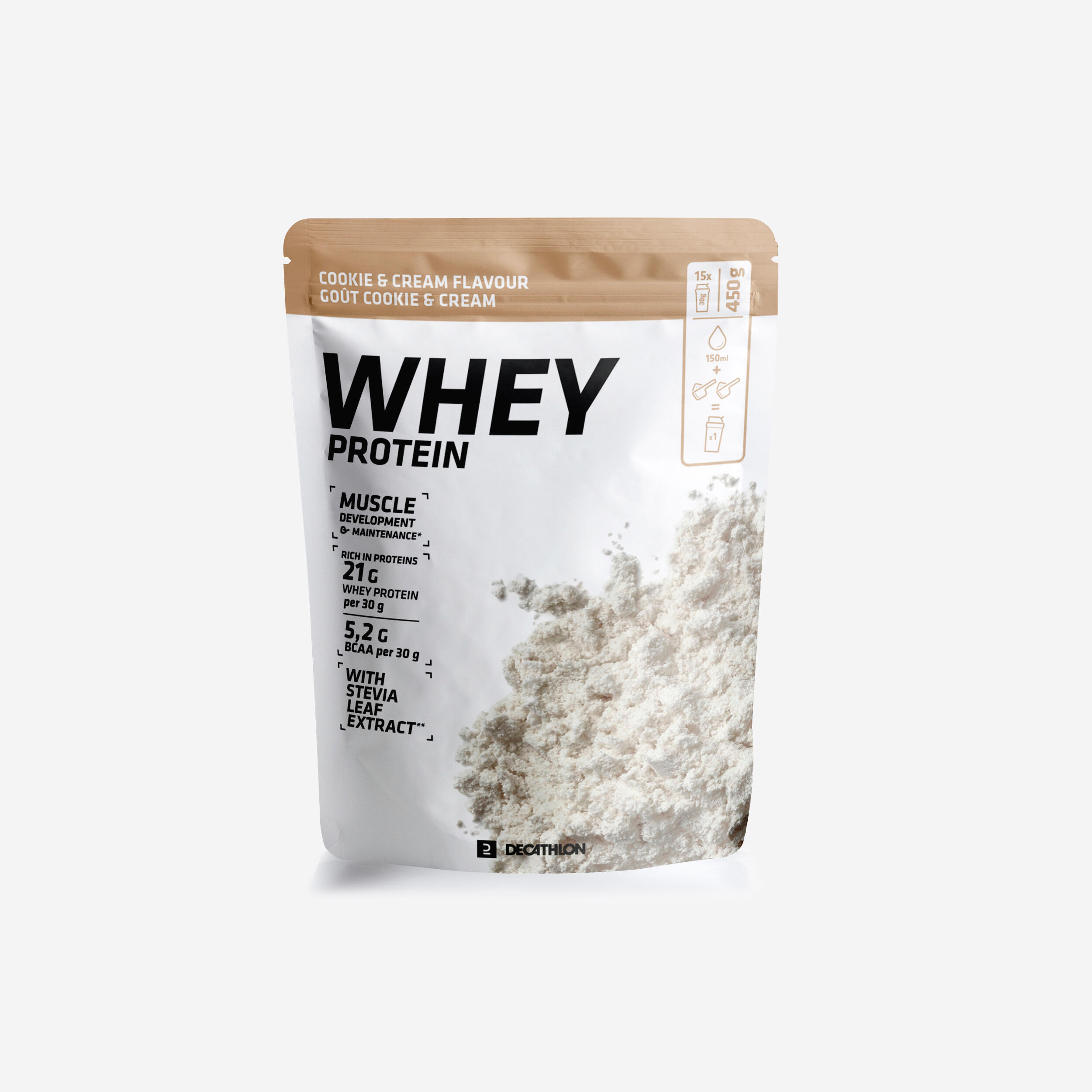 Whey Protein 450g - Cookies & Cream 1/4