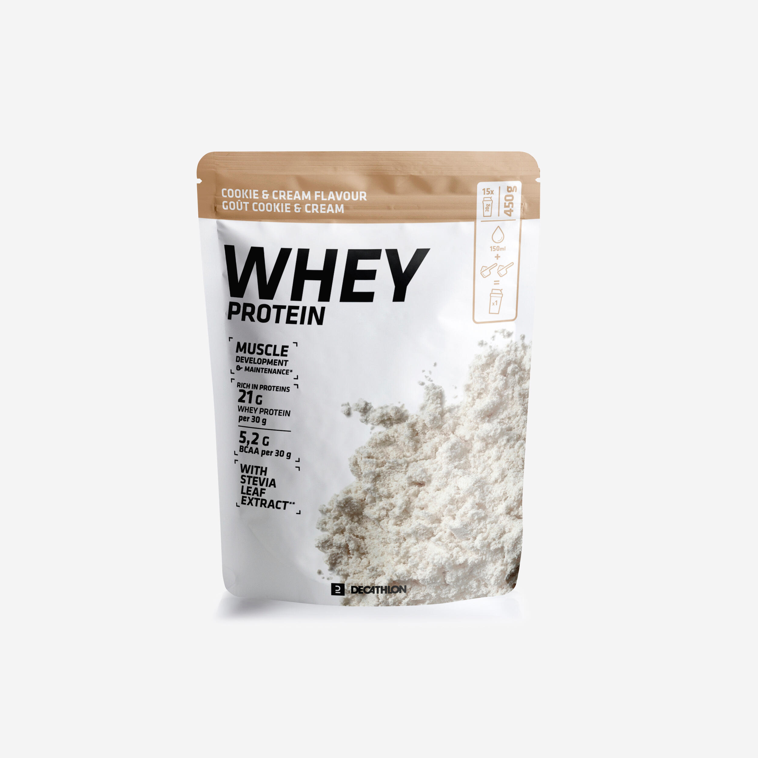 Proteină pudră WHEY PROTEIN COOKIES & CREAM 450G