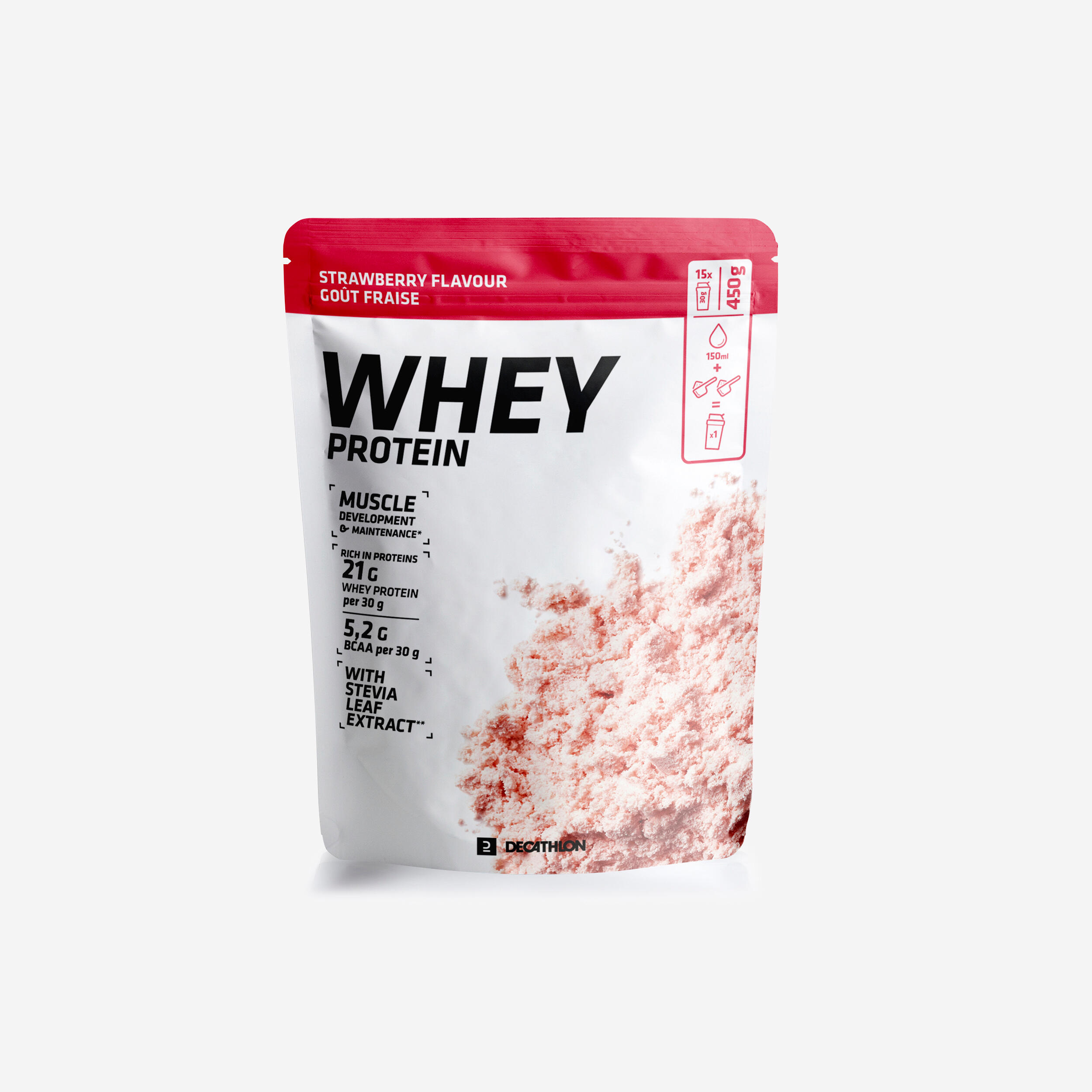 Whey Protein 450g - Strawberry 1/4