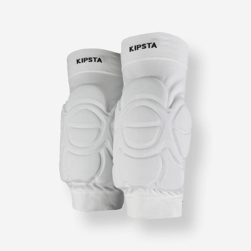 Rodilleras de voleibol Kipsta para la práctica intensiva blancas de Decathlon