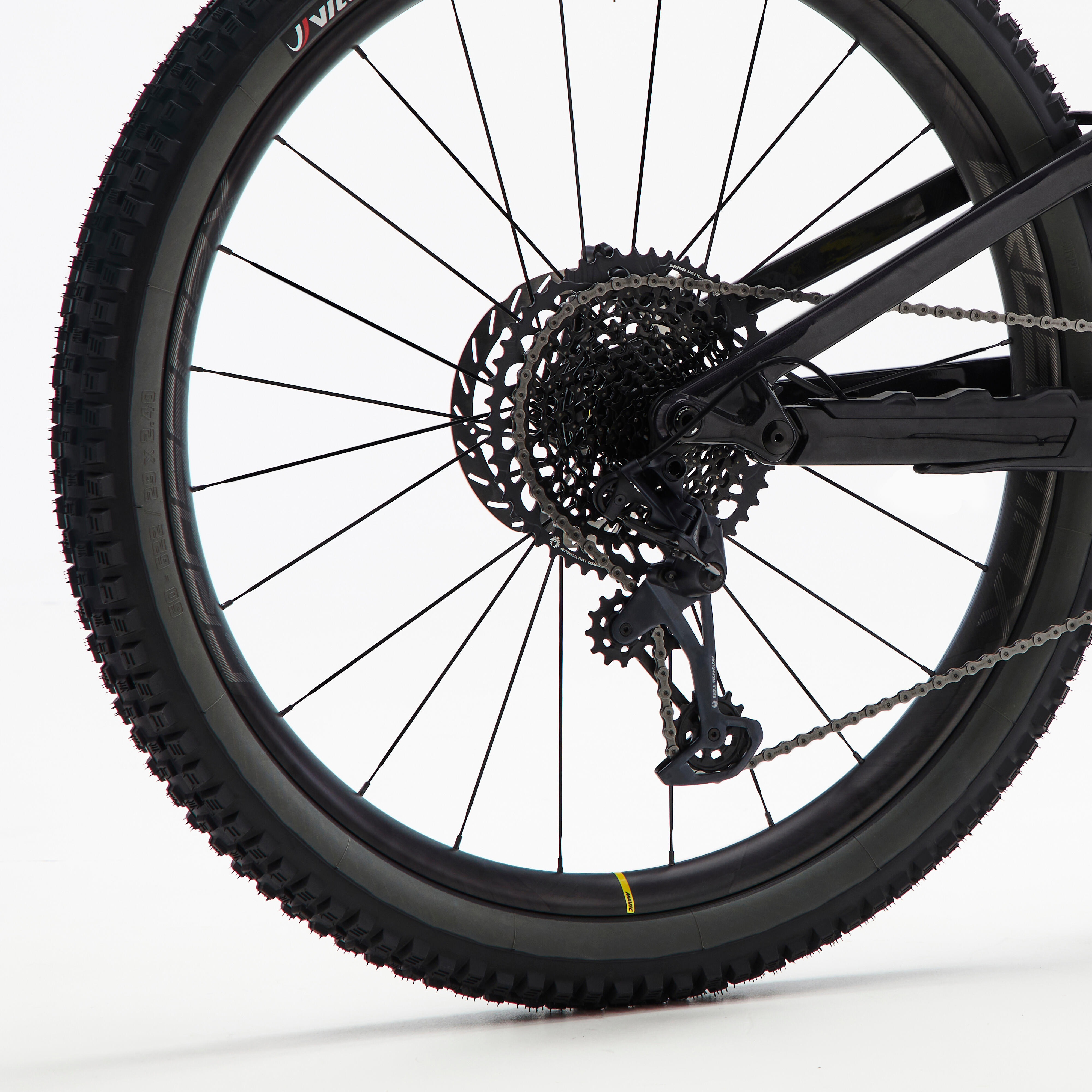 ROCKRIDER Horský bicykel All Mountain FEEL 900 S Team Edition s karbónovým rámom L (175-184 cm) · záber 8