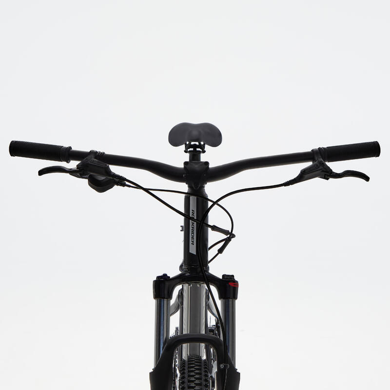 Bicicleta de montaña 27,5" doble suspensión Rockrider ST 530 S negro rojo