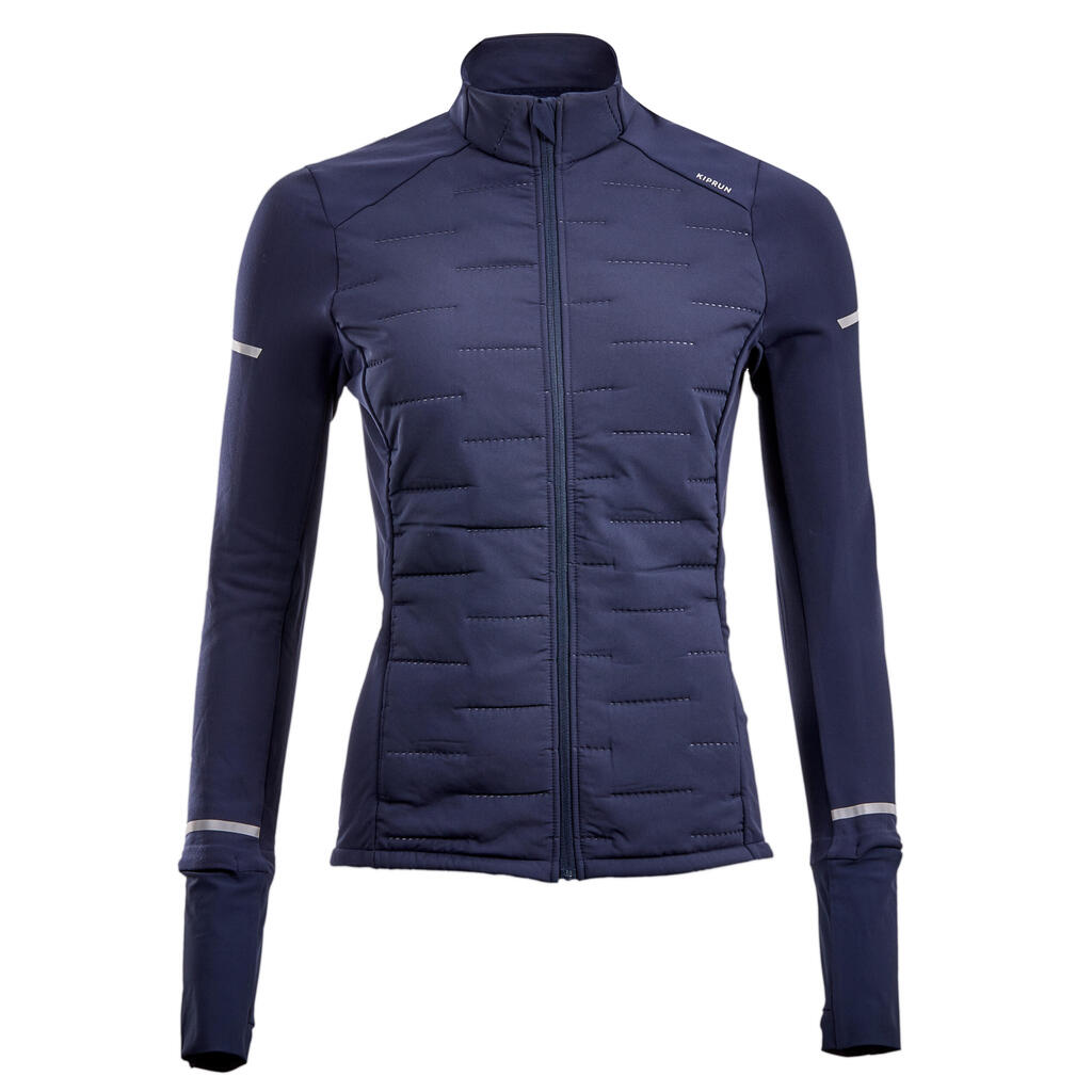 WOMEN'S KIPRUN WARM JACKET - BLUE 