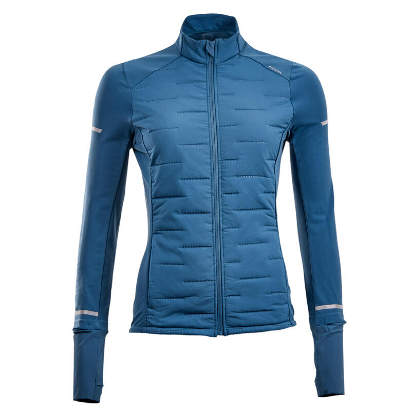 Kadın Koşu Ceketi - Mavi / Turkuaz - Kiprun Warm