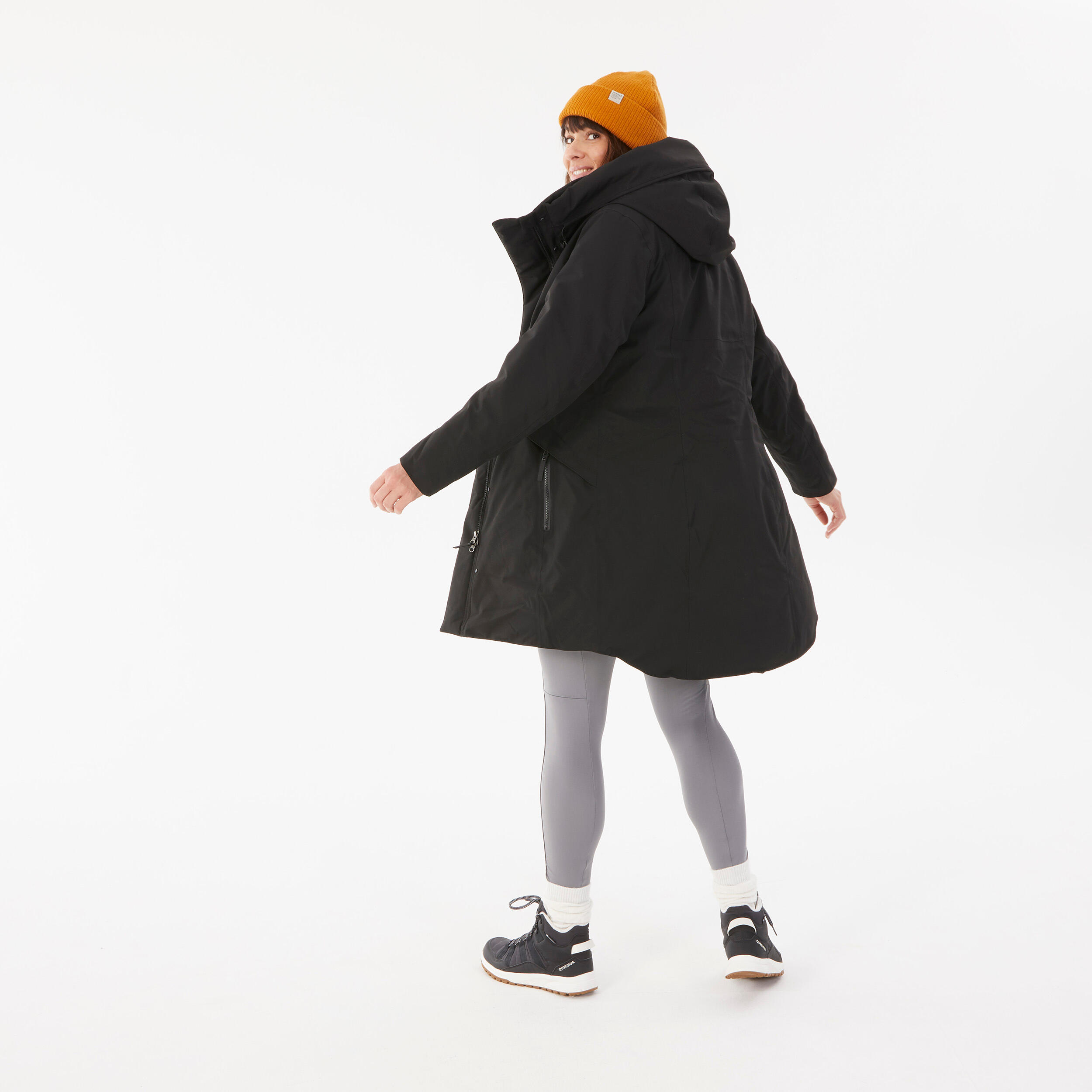 Parka de montaña y nieve impermeable Mujer Quechua NH500 3/19