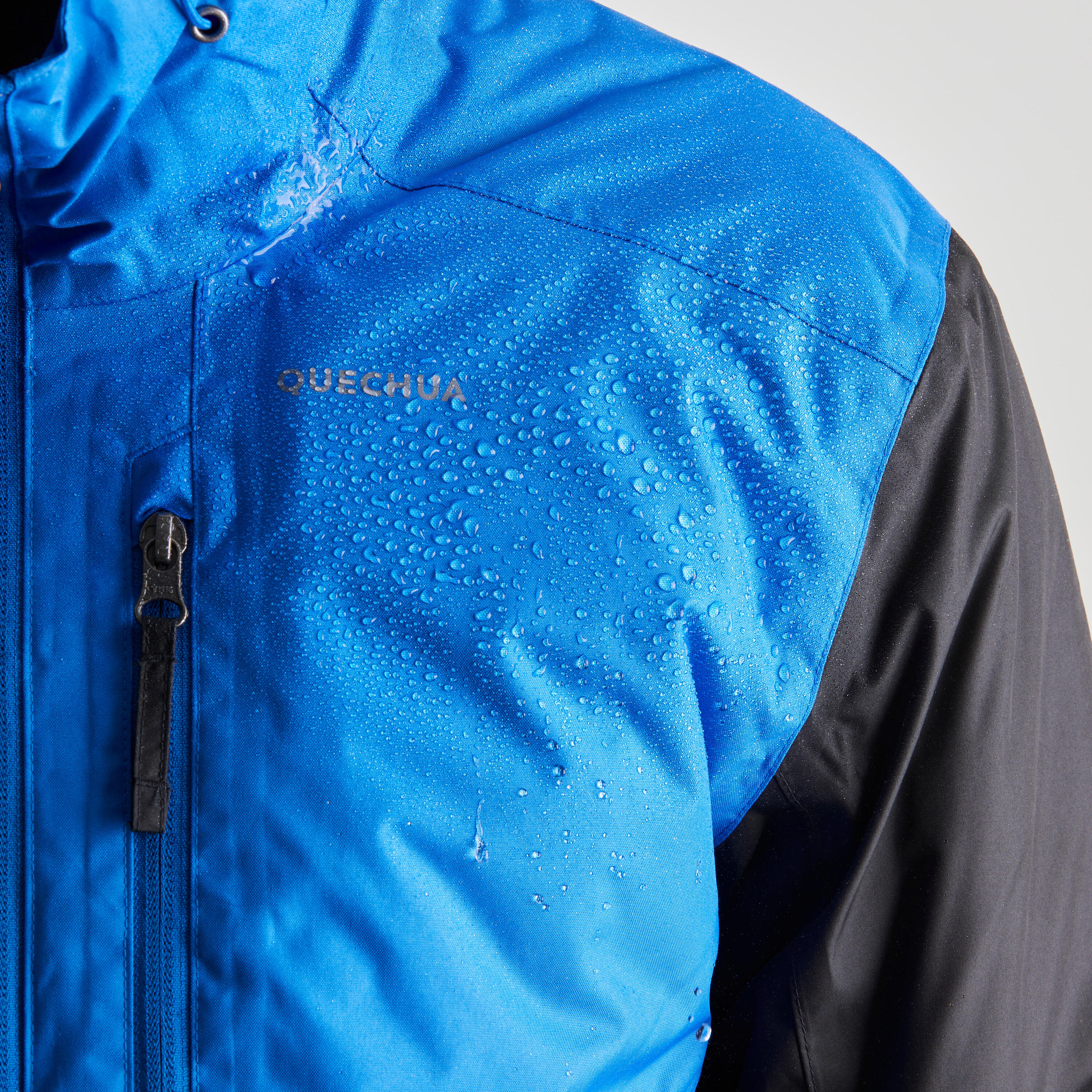 Men’s Waterproof Hiking Jacket -10°C NH500 - Blue 3/8