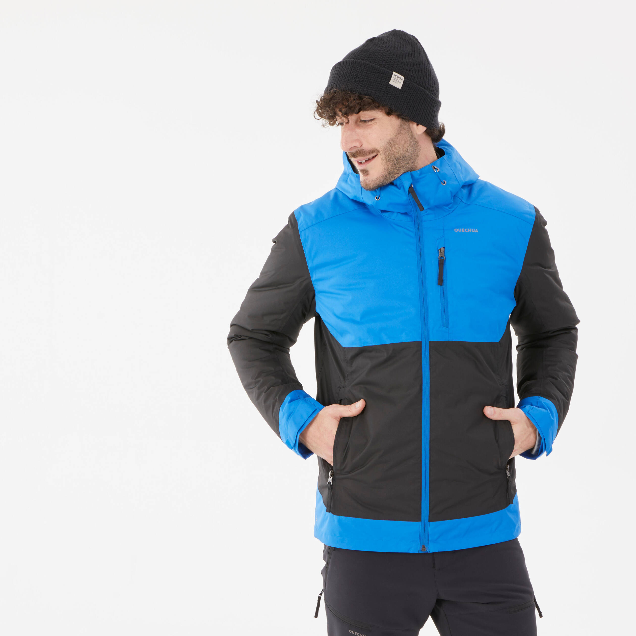 Men’s hiking waterproof winter jacket - SH500 -10°C