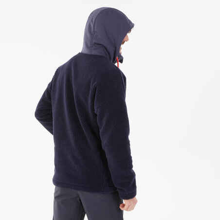 Ανδρικό ζεστό μπουφάν fleece πεζοπορίας - SH900