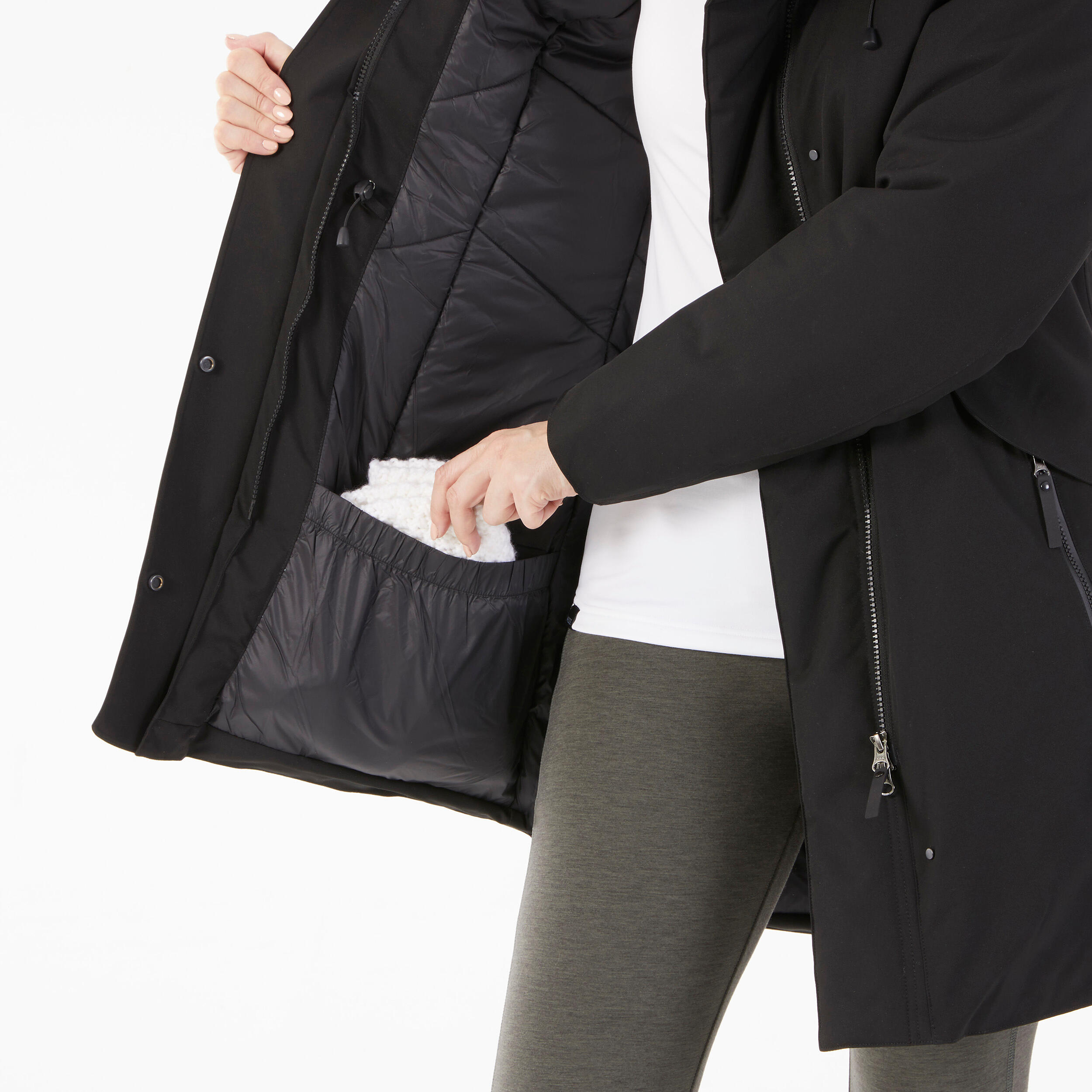 Parka chaude femme decathlon best sale