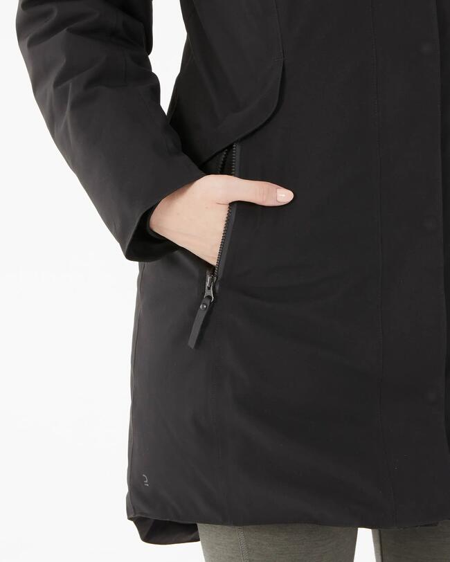 Tasche eines Wanderparkas
