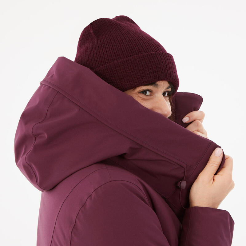 Waterdichte winterparka voor wandelen dames SH500 -10°C
