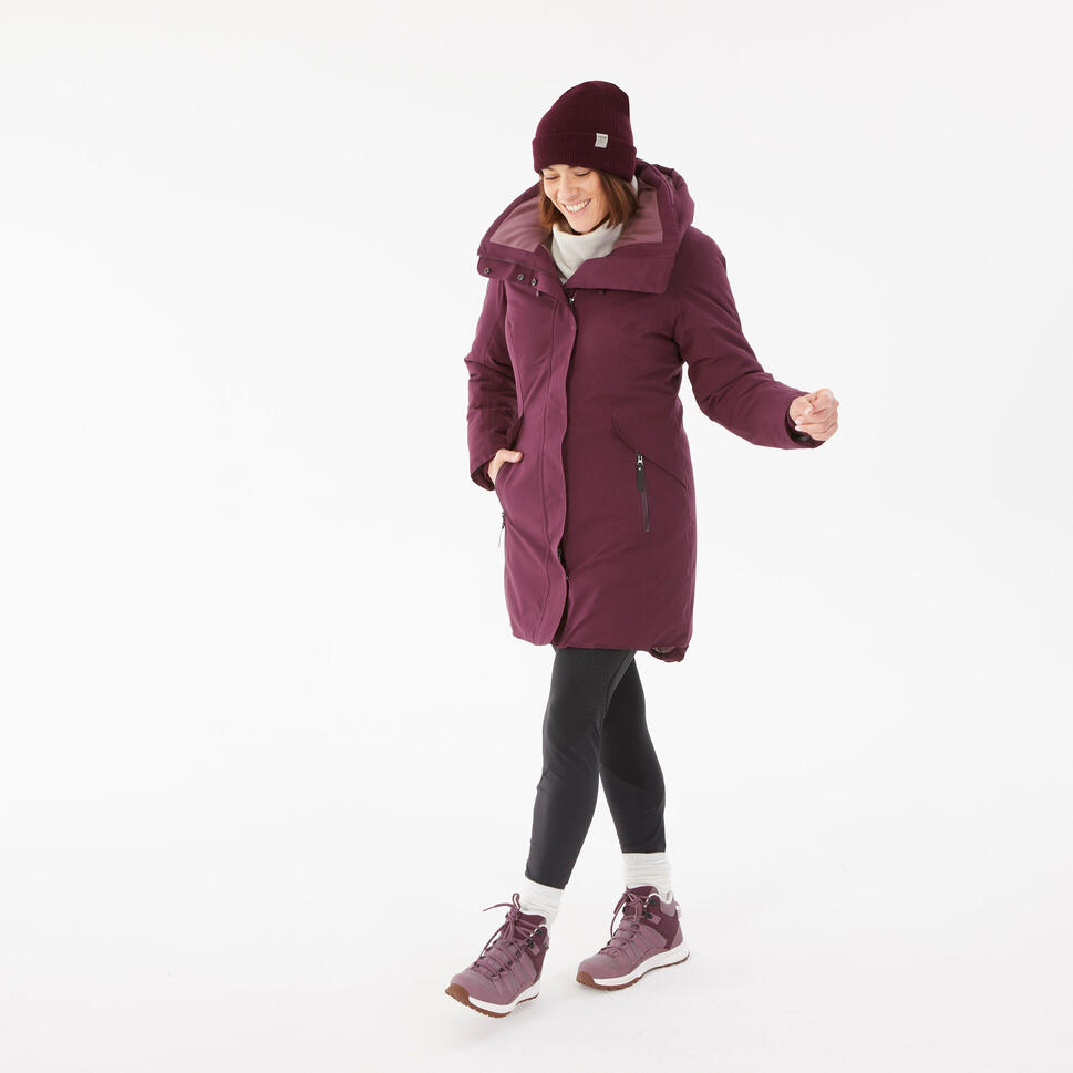 Parka turystyczna damska zimowa Quechua SH500 -10°C wodoodporna