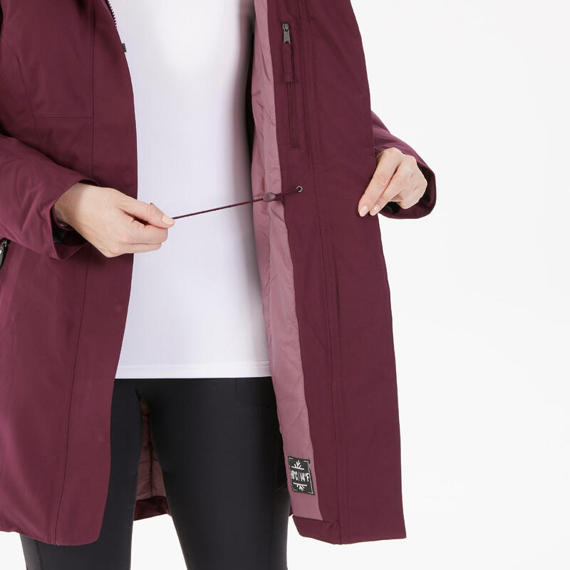 Waterdichte winterparka voor wandelen dames SH500 -10°C