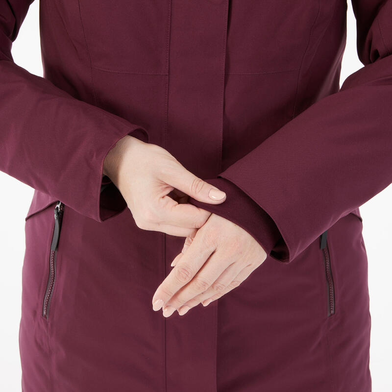 Waterdichte winterparka voor wandelen dames SH500 -10°C