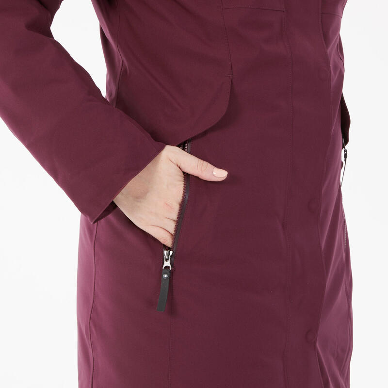 Waterdichte winterparka voor wandelen dames SH500 -10°C