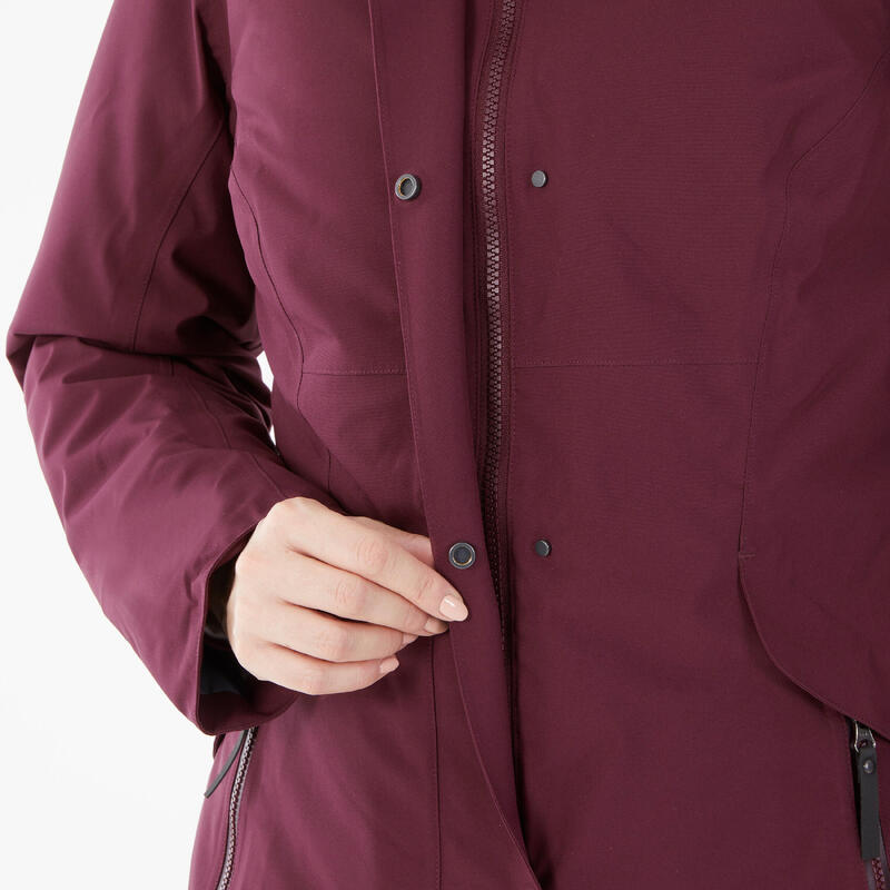 Waterdichte winterparka voor wandelen dames SH500 -10°C