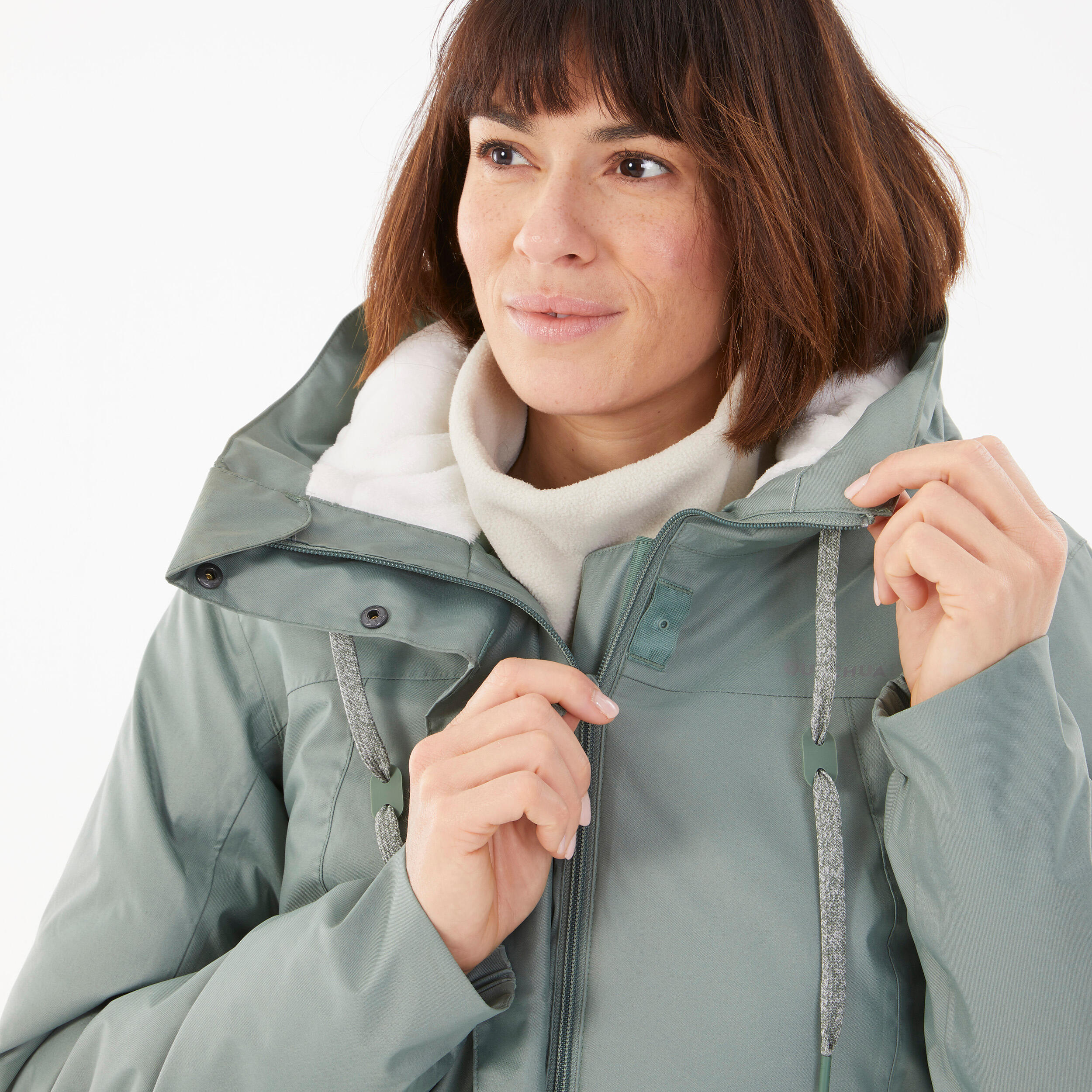 Women’s hiking waterproof winter jacket - SH500 -10°C 7/10