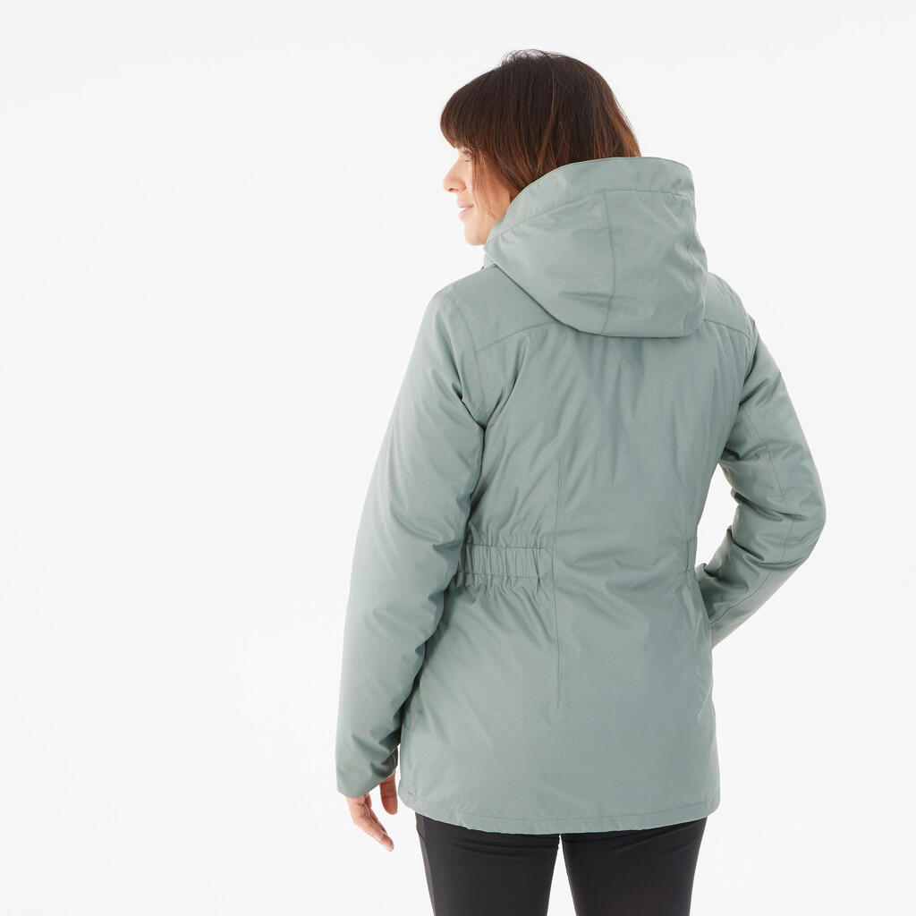 Women’s hiking waterproof winter jacket - SH500 -10°C