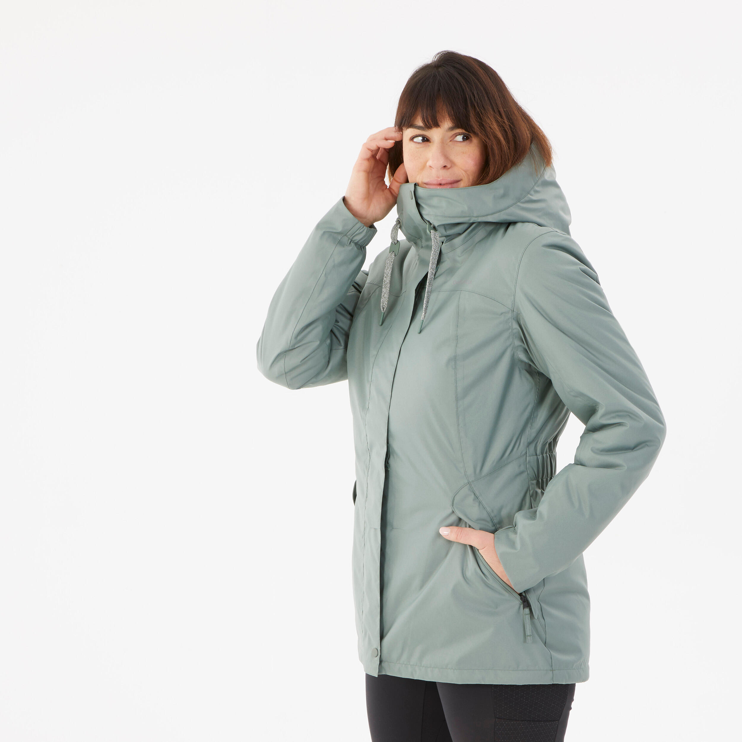 QUECHUA Abrigo de montaña y nieve impermeable Mujer Quechua SH500