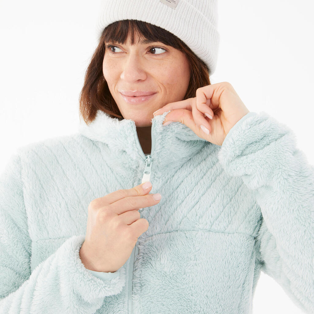 Moteriškas fliso žygių džemperis „SH500“