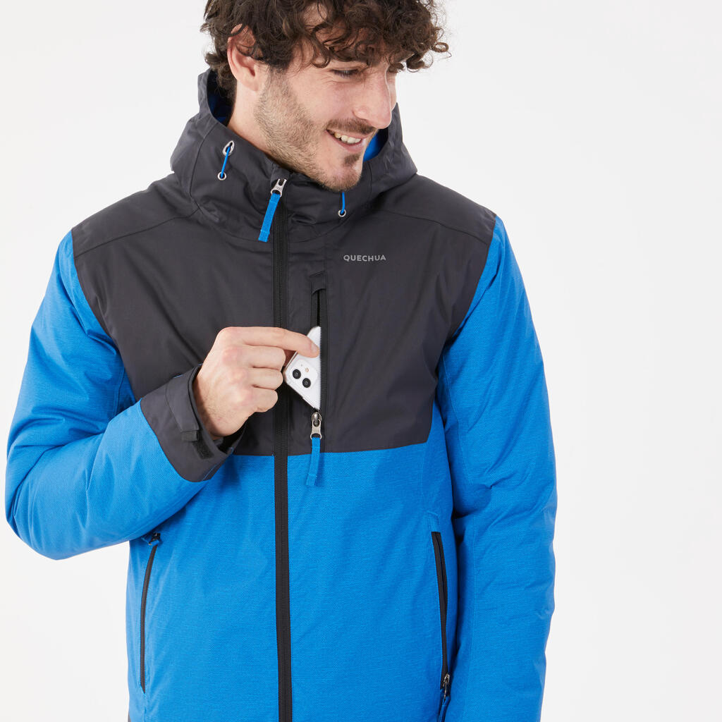 Men’s hiking waterproof winter jacket - SH500 -10°C