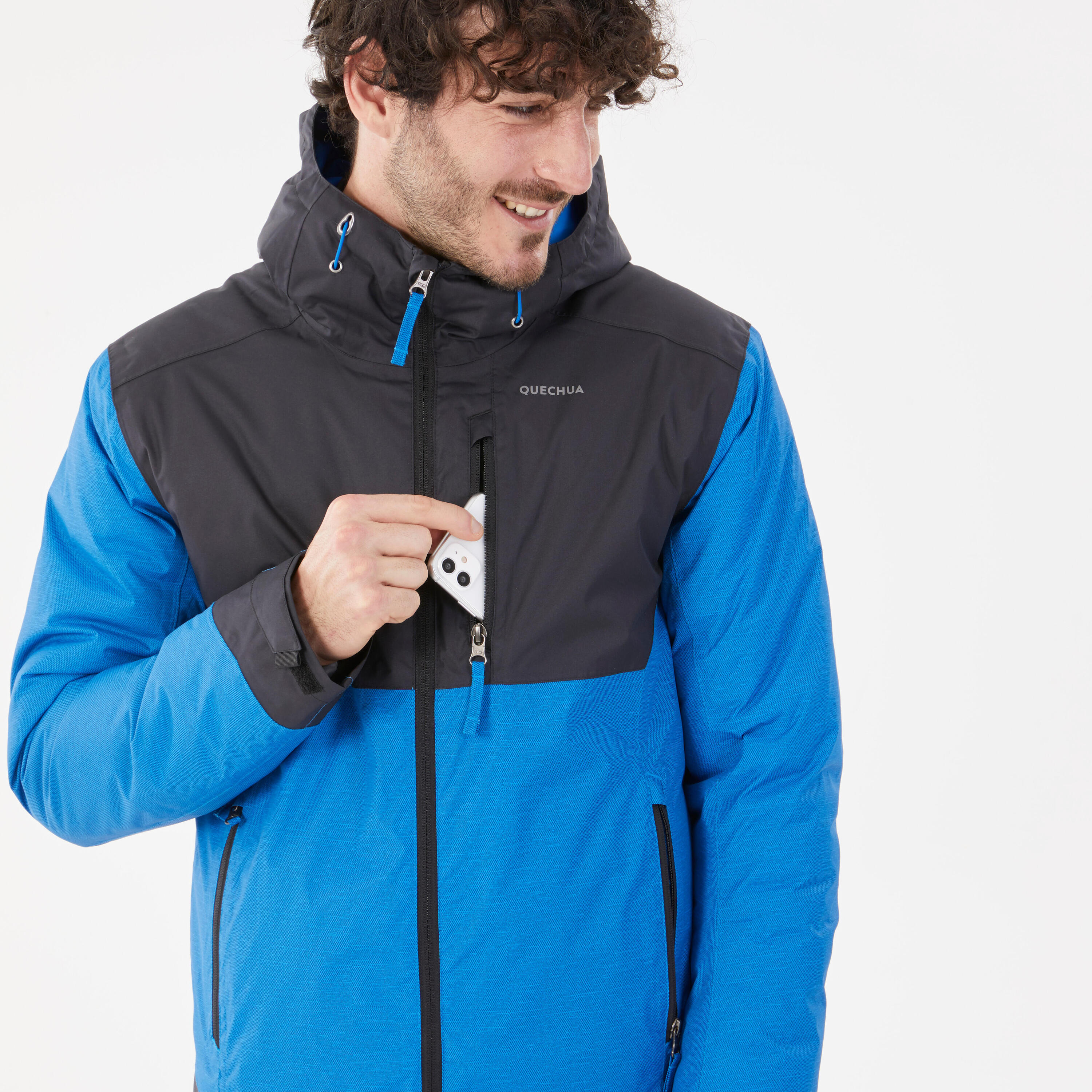 Men’s hiking waterproof winter jacket - SH500 -10°C 5/9