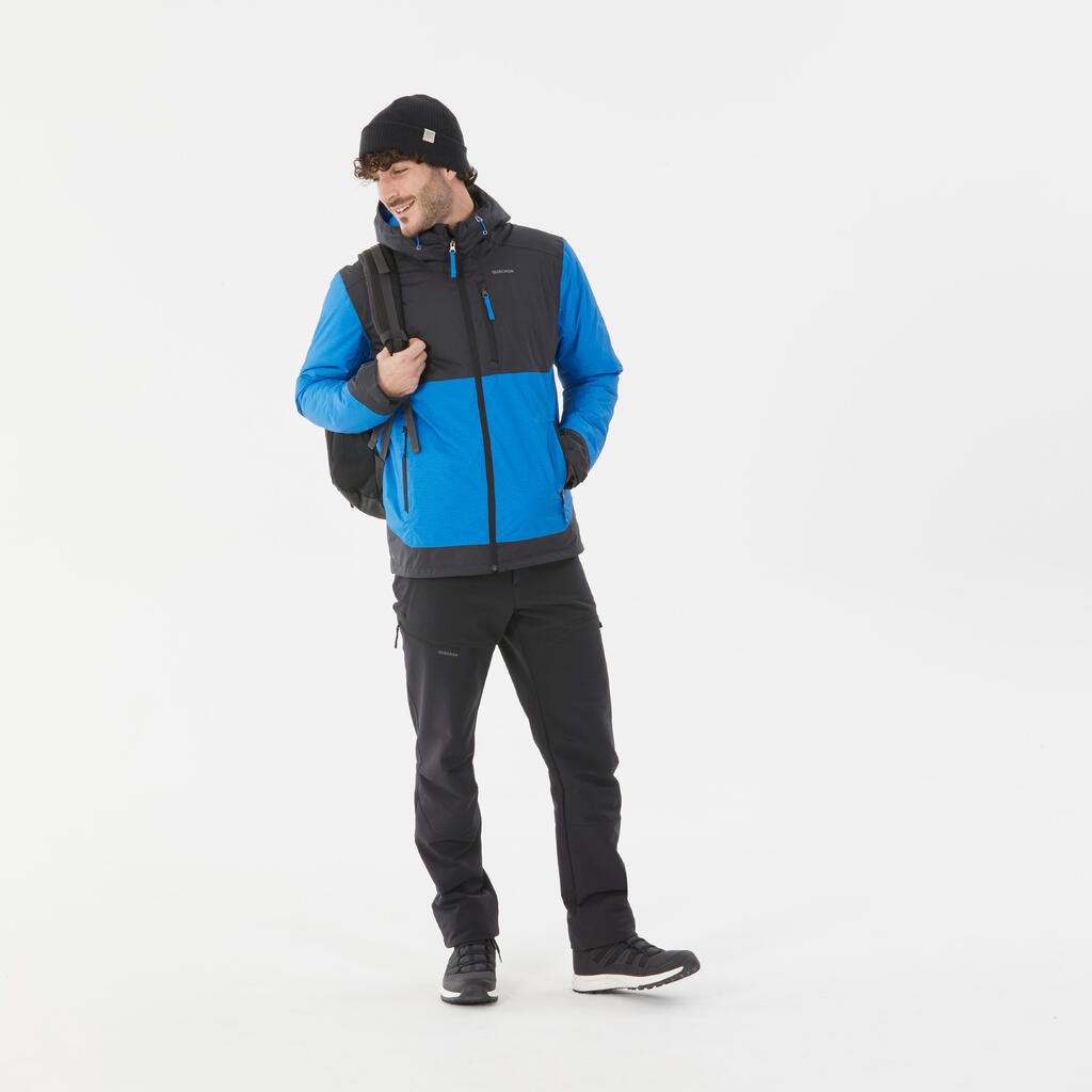 Men’s hiking waterproof winter jacket - SH500 -10°C