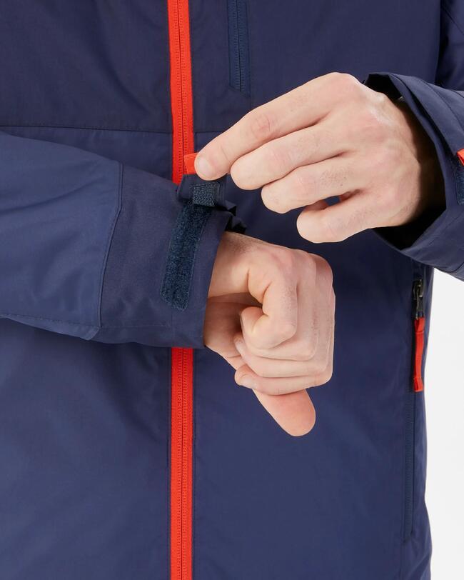 Giacca trekking uomo SH500 azzurra | -10°C