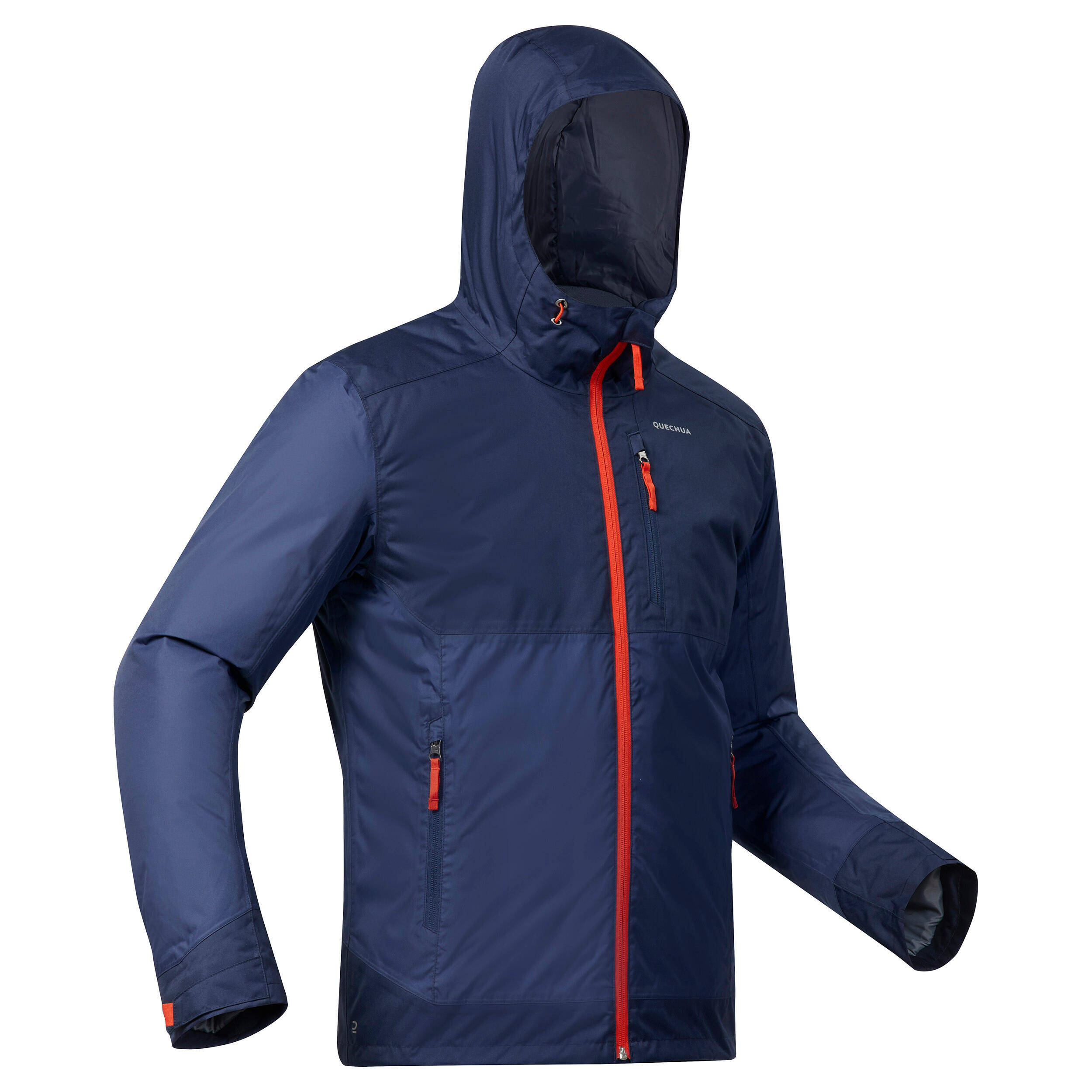 Men’s Waterproof Hiking Jacket -10°C NH500 - Blue -  2