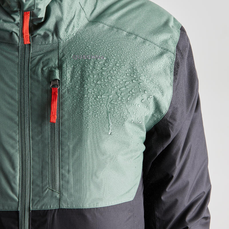 Abrigo de montaña y nieve impermeable con capucha Hombre Quechua SH500